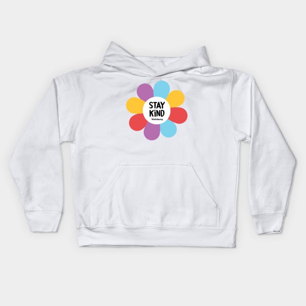 Flowers of hope: STAY KIND Kids Hoodie by Kleinburg Village